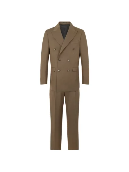 Costum Roberto Cavalli cu două rânduri de nasturi verde
