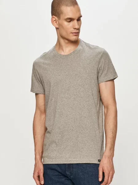 Lee Tricou albastru noapte / amestecat gri