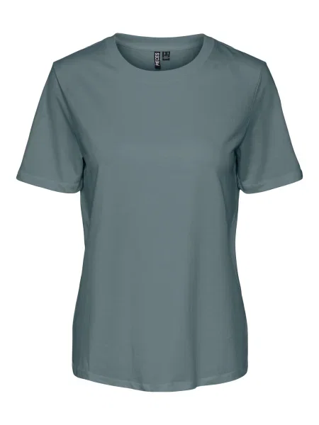 PIECES Tricou RIA fumuriu albastru