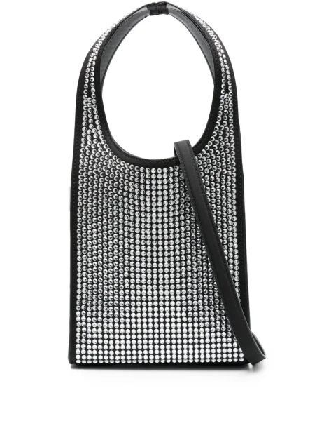 Geantă shopper Coperni de cristal negru