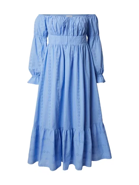 CITA MAASS Letní šaty Broderie Anglaise světlemodrá