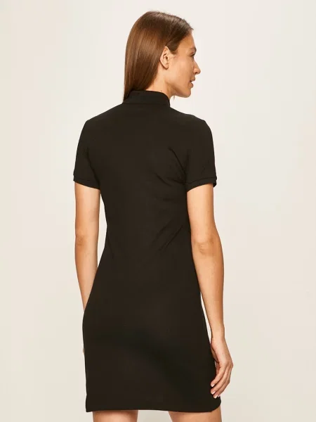 Платье мини Lacoste черное