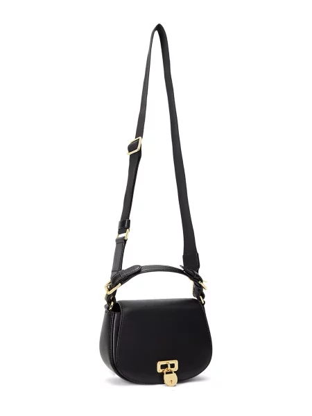 Crossbody kabelka Lauren Ralph Lauren čierna