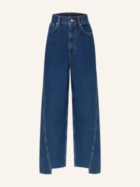 Allsaints Dżinsy Typu Barrel Fox blau granatowe