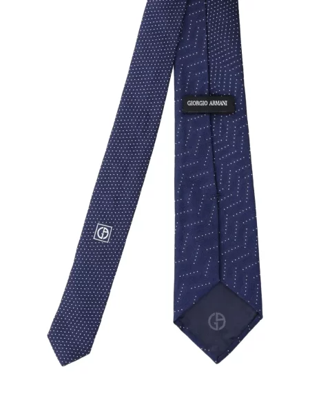 Μεταξωτή γραβάτα Giorgio Armani μπλε