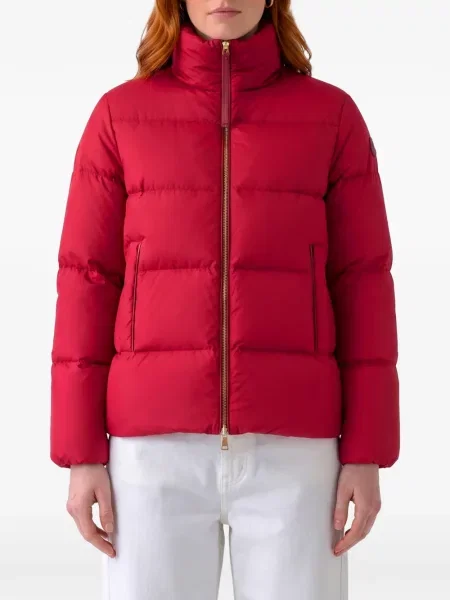 Matlasat geacă cu puf Moncler roșu