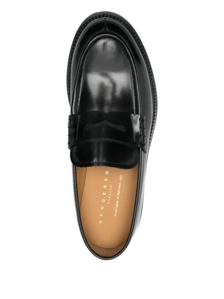 Pantofi loafer Henderson Baracco din piele negru