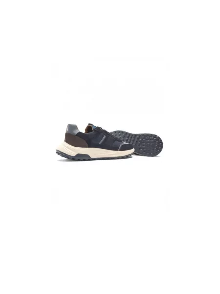 Sneakersy Ambitious skórzane casual niebieskie