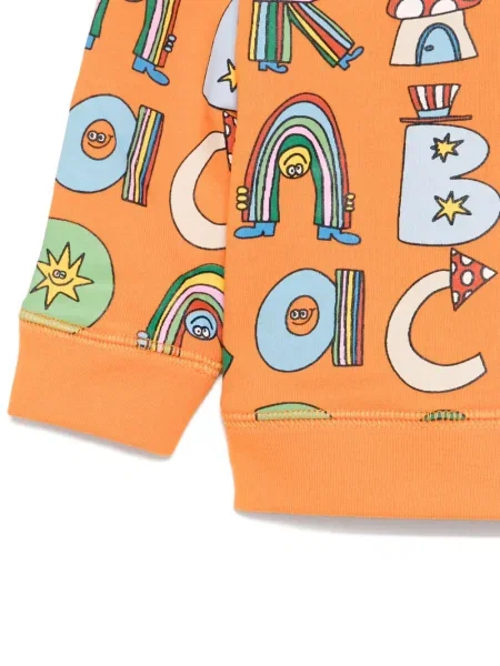 Bluza dziecięca Stella Mccartney pomarańczowa