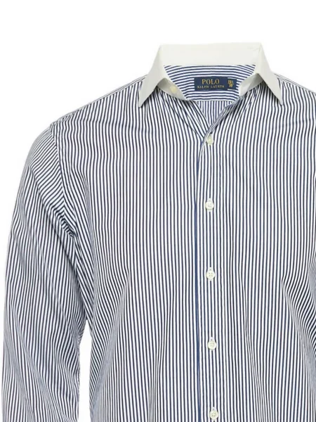 Polo Polo Ralph Lauren de lână cu dungi albastru