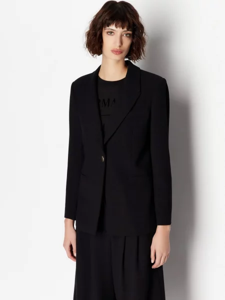Armani Exchange Блейзер чорний