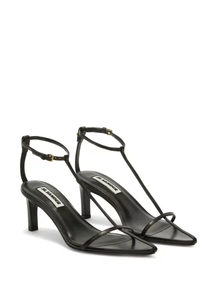 Sandale Jil Sander din piele negru