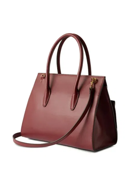 Geantă shopper Furla din piele roșu