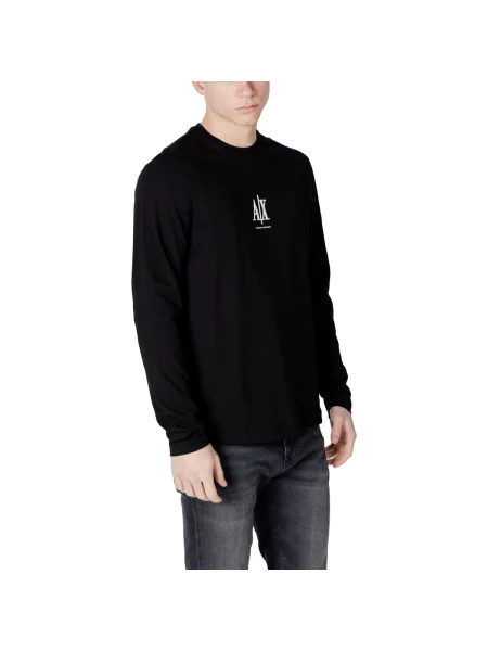 Tricou mânecă lungă Armani Exchange negru