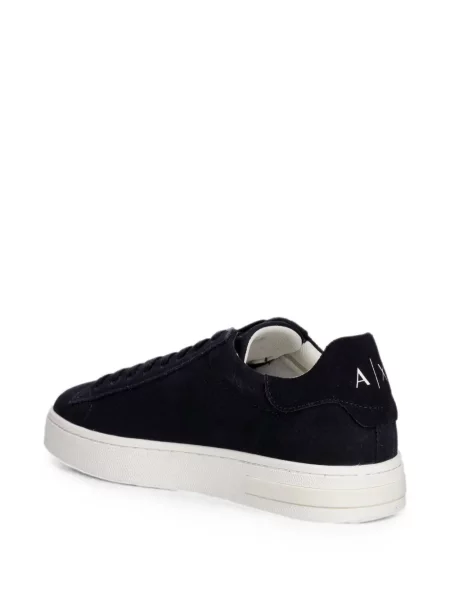 Szarvasbőr sneaker Armani Exchange kék