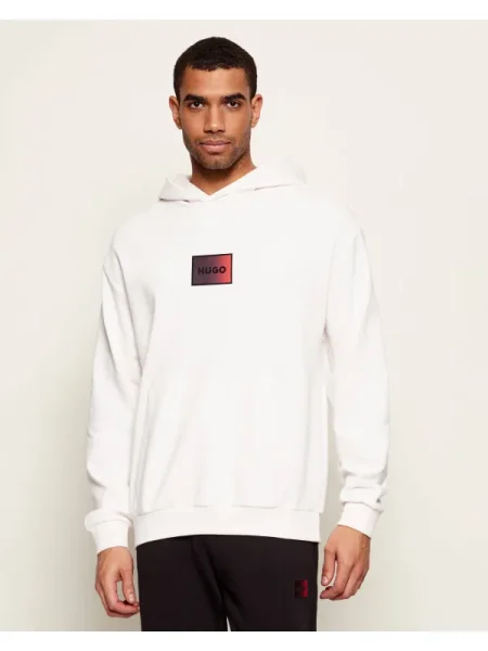 HUGO Hanorac Danohood | Relaxed fit alb