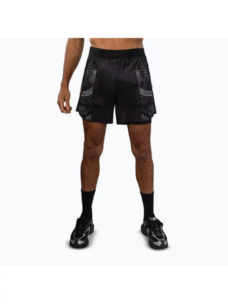 Tréninkové šortky Venum Matupa Training black/grey/gold černé
