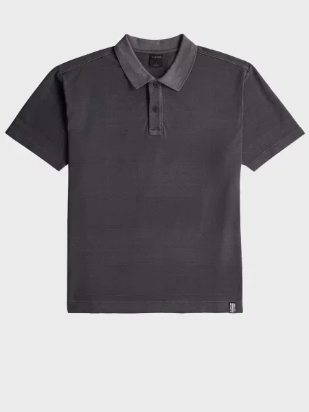 Поло G-star Raw в полоску серое