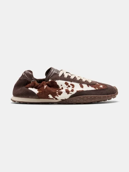 Hoff BRIDGE COW PRINT BROWN sneakers pentru femei din piele maro