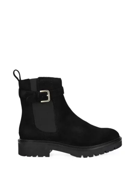 Botine chelsea Gant cu cataramă cu bretele negru