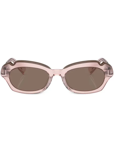Ochelari de soare Alain Mikli transparente roz