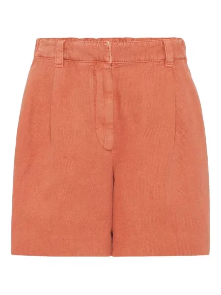 Pantaloni scurți Brunello Cucinelli portocaliu