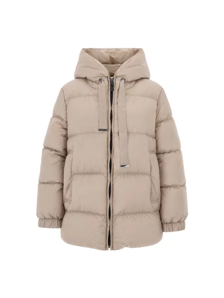 Kurtka puchowa Weekend Max Mara beżowa
