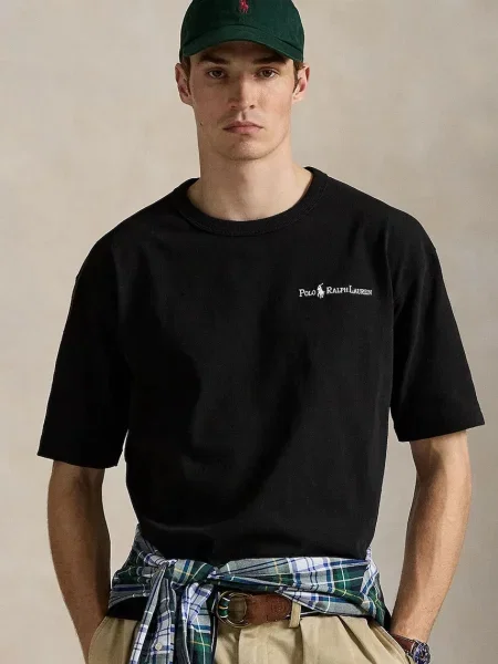 Polo Ralph Lauren t-shirt Tee gładki czarny