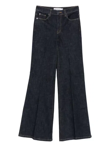 Blugi evazați Self-portrait albastru