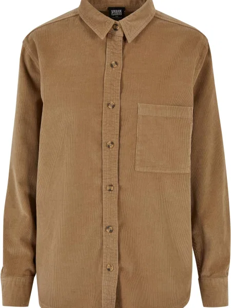 Urban Classics Bluză nisipiu maro