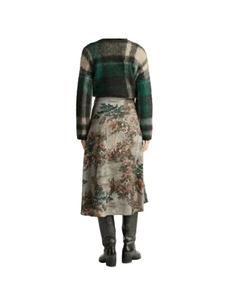 Spódnica midi Momoni do kolan