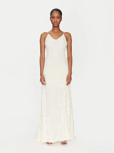 YAS Rochie de seară Mira alb