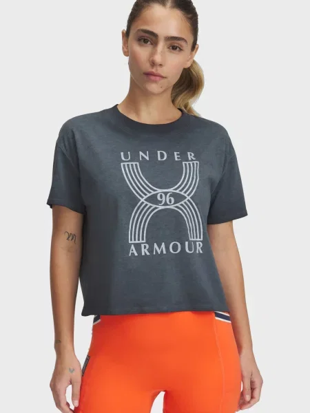 Спортивная футболка Under Armour для бега серая