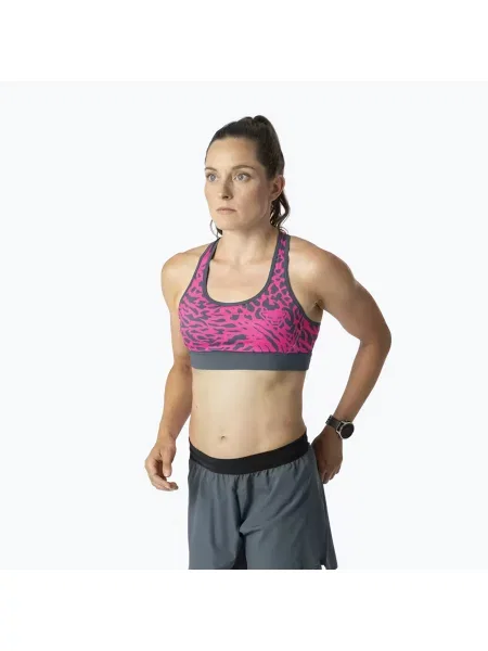 Biustonosz treningowy DYNAFIT Alpine Graphic pink glo różowy