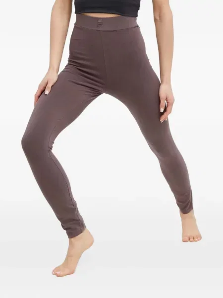 Leggings Fila cu autograf maro