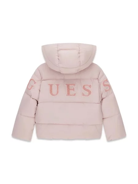 Guess prešívaná bunda detská ružová