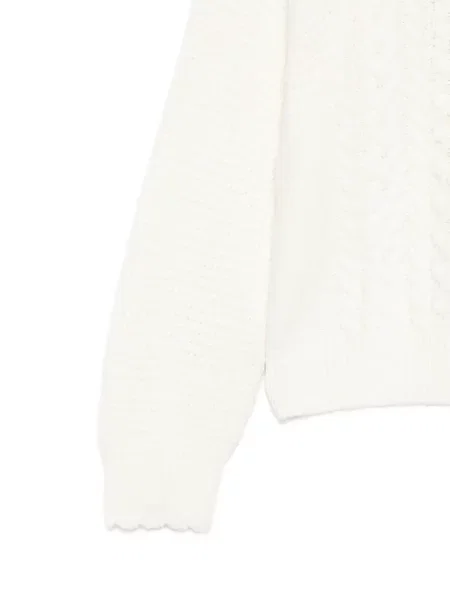 Sweter dziecięcy Emporio Armani biały