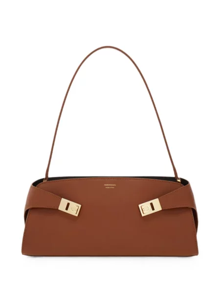 Geantă Ferragamo maro