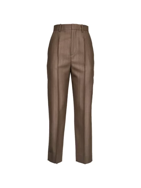 Pantaloni Victoria Beckham maro