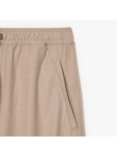 Lacoste Wide Fit Spodnie beżowe