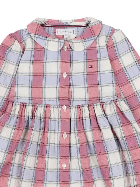 Sukienka dziecięca Tommy Hilfiger różowa