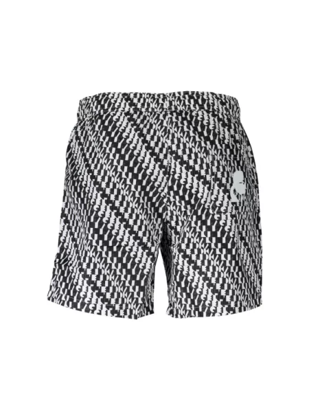 Wielobarwność kąpielówki Karl Lagerfeld Beachwear czarne