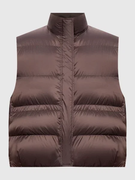 Пуховий жилет Brunello Cucinelli коричневий