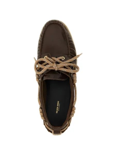 Pantofi loafer Golden Goose din piele auriu