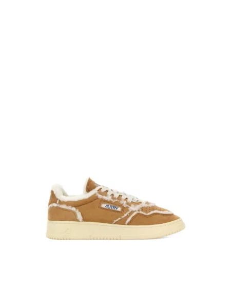 Sneakersy Autry brązowe