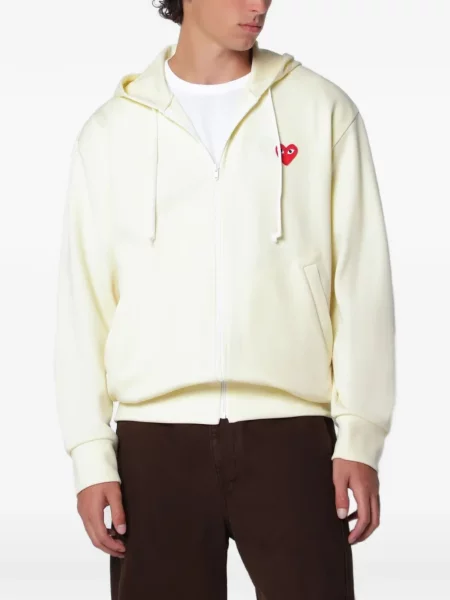 Hanorac cu glugă Comme Des Garçons cu motiv cu inimi