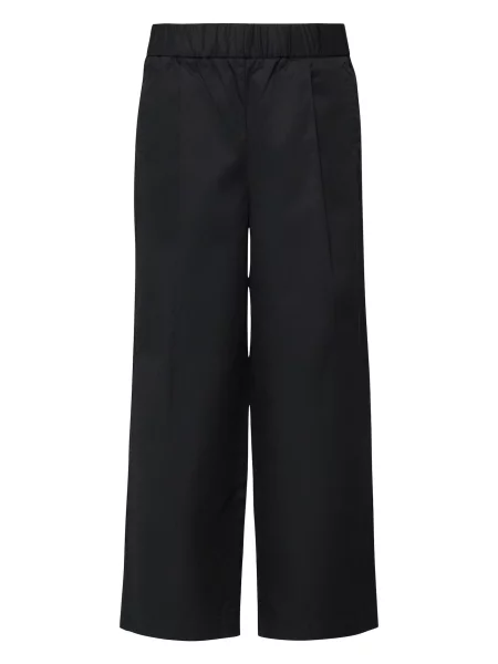 S.Oliver Pantaloni cu dungă negru