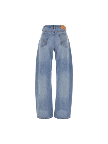 Jeansy Stella Mccartney z 5 kieszeniami niebieskie