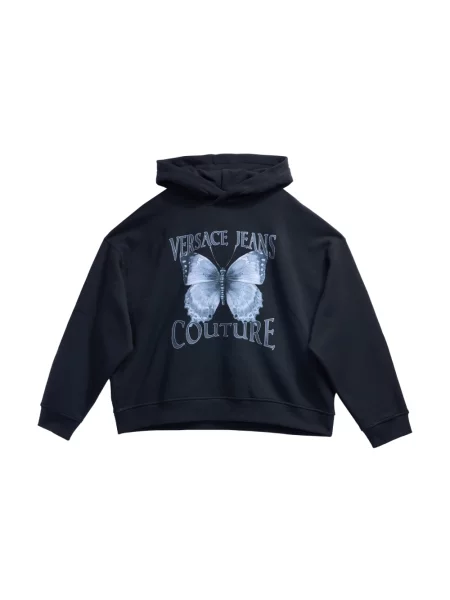 Bluza z kapturem Versace Jeans Couture czarna