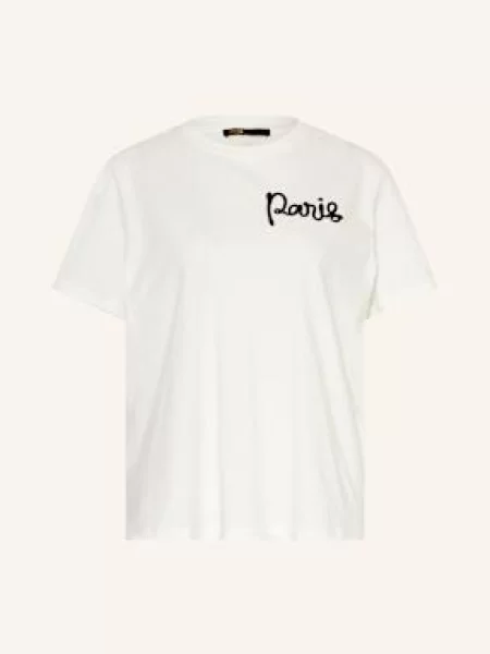 Maje T-Shirt weiss biała
